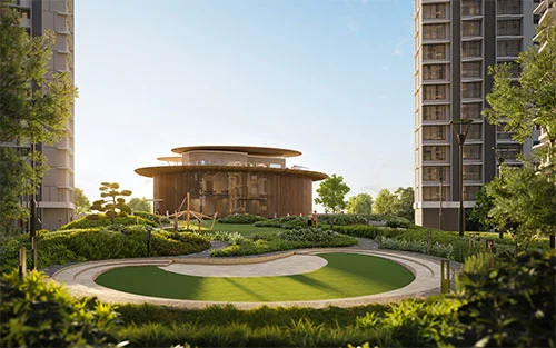 Rustomjee Balmoral Clubhouse Landscape