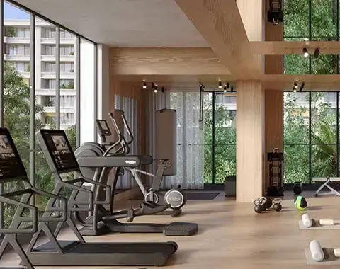 Rustomjee Parishram Double-height Lobby